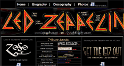 Desktop Screenshot of ledzeppelinusa.com